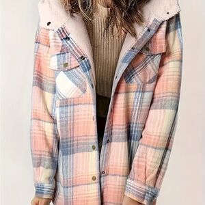 Last chance! 💕 Plaid Women's Jacket with Hood